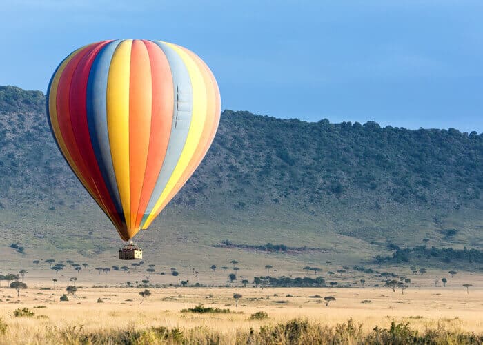 Masai Mara hot-air balloon safaris