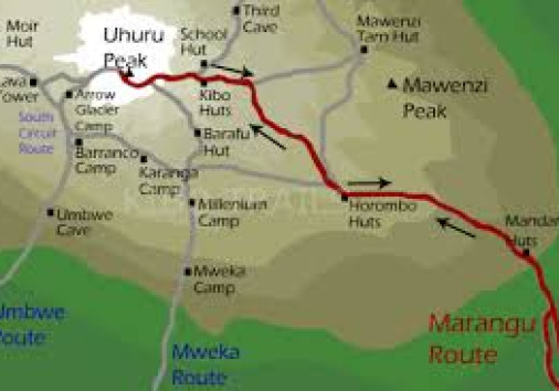 Mt Kilimanjaro Marangu Rout