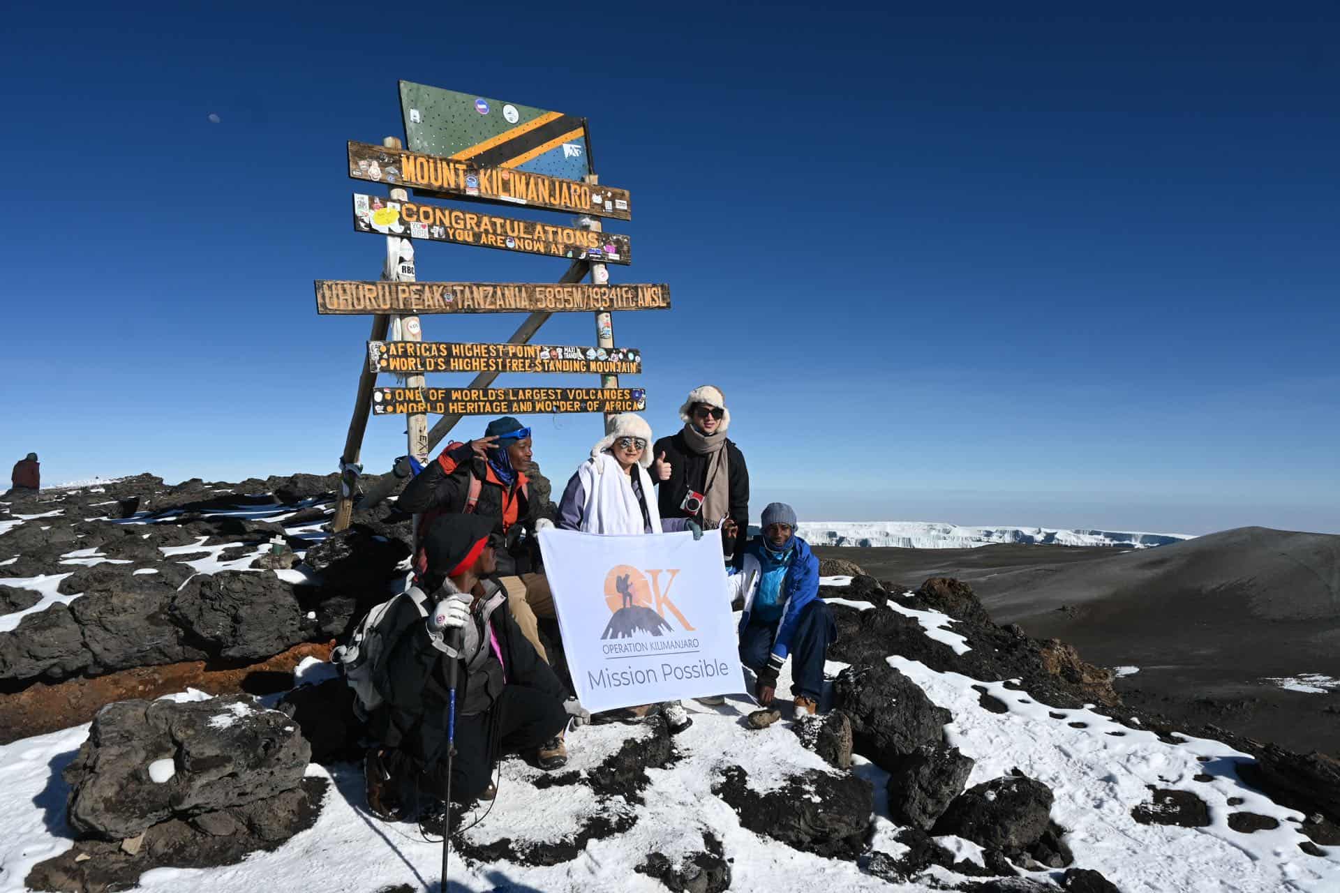 7 Days Kilimanjaro Lemosho Route